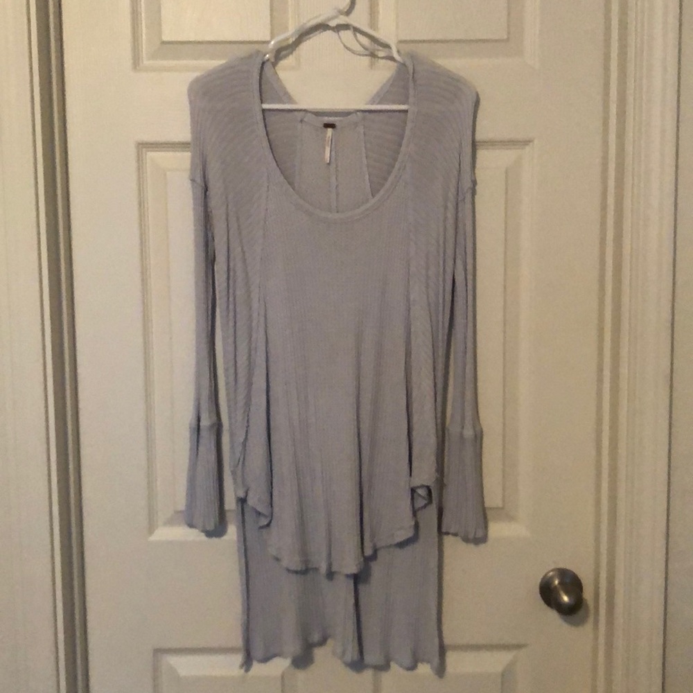 Waffle knit tunic
